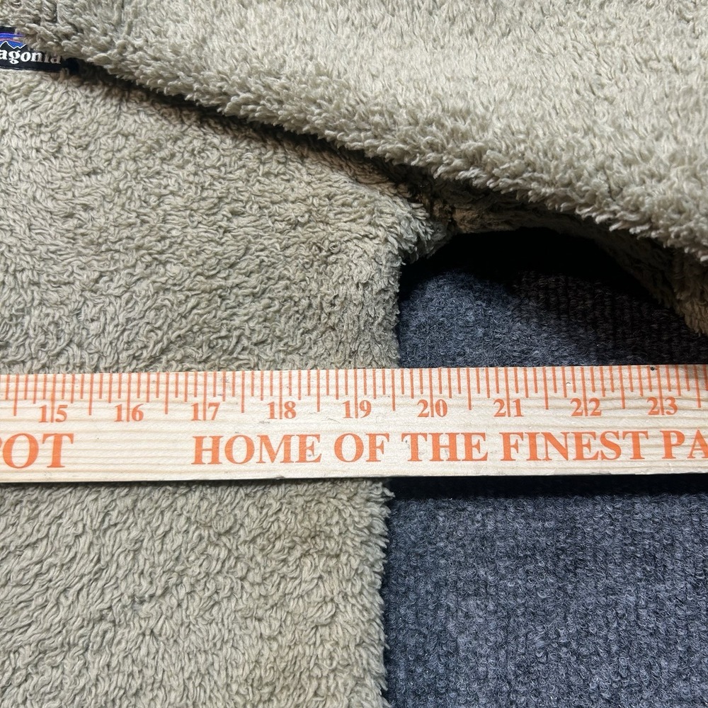 Patagonia Women's Los Gatos 1/4-Zip Fleece Pullover Sherpa Shroom Taupe Fuzzy M - Picture 5 of 7